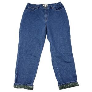 L.L. Bean Women's Straight Leg Jeans in Denim Blue